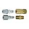 Tru-Flate Tru-Flate Brass/Steel Air Coupler and Plug Set 1/4 in. Female 4 pc 13203 - alternate 1